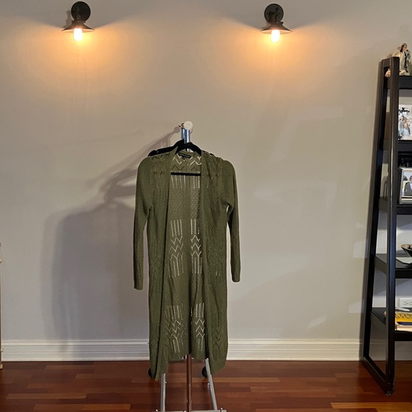 love ellie Sweaters - Olive Green Women's Long Cardigan